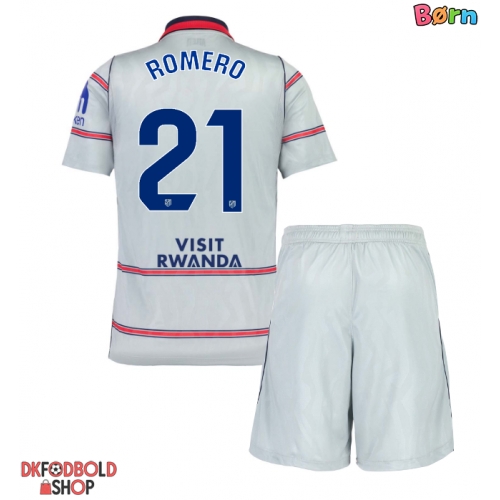 Atletico Madrid Cristian Romero #21 Tredje trøje Børn 2026-27 Kort ærmer (+ korte bukser)
